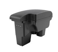 HPZPRPCEW For Toyota For Hilux Central Armrest Box Armrest Box Retrofit Interior Parts Car Armrest Storage Box(B3 White line leather)