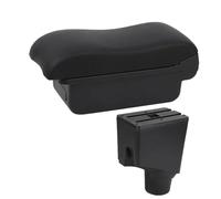 HPZPRPCEW For Toyota For Yaris 2015 2016 2017 2018 2019 2020 2021 2022 2023 Car Armrest Box For Toyota For Yaris Hybrid Storage Box(A2 black line No USB)
