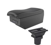 HPZPRPCEW For Toyota For Yaris For Vitz 5dr Hatchback 2005 2006 2007 2008 2009 2010 2011 Car Armrest Box(A2 Black line 7 USB)