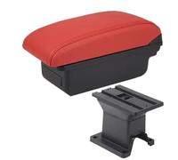 HPZPRPCEW For Toyota IQ Armrest Box For Toyota IQ Car Armrest Interior Central Storage Box Car Accessories Retrofit Parts With USB(A4 red No USB)