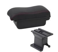 HPZPRPCEW For Toyota IQ Armrest Box For Toyota IQ Car Armrest Interior Parts Center Storage Box With USB Interface(A1 Black red NO USB)