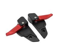 HPZPRPCEW For Vespa For Sprint For Primavera 50 125 150 2013-2023 Motorcycle Rear Seat Passenger Foot Pedal Pedals Cover Pad Accessories(Black red)
