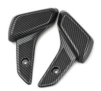 HPZPRPCEW For Vespa For Sprint For Primavera 50 125 150 Scooter Rear Passenger Foot Step Plastic Pad Pedals Cover Accessories(Carbon)