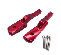 HPZPRPCEW For Vespa GTS300 GTS300 2013-2023 Motorcycle Passenger Rear Footrests Foot Peg Extensions Footpegs Accessories(RED)