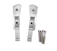 HPZPRPCEW For Vespa GTS300 GTS300 2013-2023 Motorcycle Passenger Rear Footrests Foot Peg Extensions Footpegs Accessories(Silver)