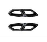 HPZPRPCEW For VW For Passat B8 Variant 2015 2016 2017 2019 Chrome Exterior Four Outlet Tailpipe Exhaust Car Accessories Chromium Styling Parts(Silver)