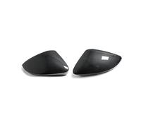 HPZPRPCEW For VW For T-ROC 2017 2018 2019 Gloss Black Car Side Wing Mirror Caps Cover(Carbon fiber)