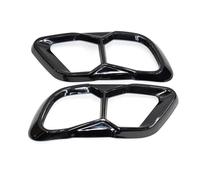 HPZPRPCEW For X5 G05 X6 G06 X7 G07 2019 2020 2021 M-Sport Version Stainless Steel Car Tail Muffler Exhaust Pipe Output Cover Bodykit Trims
