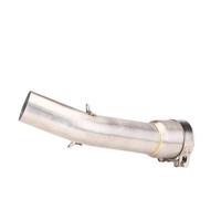 HPZPRPCEW For Y&amaha For Fazer FZ1 FZ1N FZ1000 FZ 1 1N 1000 2006-2015 Motorcycle Exhaust Middle Link Pipe Slip On Muffler Pipe Escape(Style A)