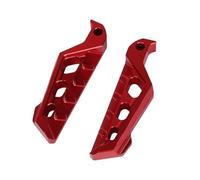 HPZPRPCEW For Y&amaha For NMAX 155 160 125 For N-MAX NMAX155 NMAX125 Motorcycle Rear Passenger Footrest Footpegs Foot Pegs Rest Pedals(RED)