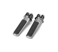 HPZPRPCEW For Y&amaha MT-07 MT07 MT-09 MT09 XSR700 XSR900 FZ6 FJR1300A AS XJ6 For NIKEN Motorcycle Rear Front Footpeg Footrests Foot Pegs(Grey,Front)