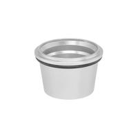HPZPRPCEW For Y&amaha TMAX530 T MAX 530 T-MAX530 2012 2013 2014 2015 2016 2017 Motorcycle Exhaust Pipe Muffler Tip Cover CNC Aluminum(Silver)
