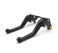 HPZPRPCEW for Yamaha TDM 850 1991-2002 CNC Adjustable Motorcycle Anodizing Brake Clutch Lever(Black,147mm)