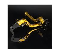 HPZPRPCEW for Yamaha XSR700 ABS 2016-2020 Motorcycle CNC Adjustable Brake Clutch Lever Accessories(Gold,17.7cm)