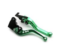 HPZPRPCEW for Yamaha YZF R6 2005-2012 2013 2014 2015 2016 Motorcycle CNC Clutch Brake Levers Adjustable(Green,147mm)