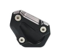 HPZPRPCEW For Yamaha YZF-R6 YZFR6 2006-2016 Motorcycle CNC Kickstand Foot Side Stand Extension Pad Support Plate Enlarge(BLACK)