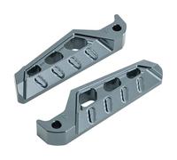 HPZPRPCEW For Zontes G1 125 ZT125 G1 ZT125U ZT 125 U ZT 310X ZT310R Motorcycle Accessories Rear Pedal Passenger Footrest Pegs Foot(Titanium)