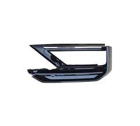 HPZPRPCEW Front Bumper Fog Lamp Molding Bezel Upper Lower 5NA853666D 5NA853665D For VW For Tiguan R-Line 2017 2018 2019(Black Lower,Left)