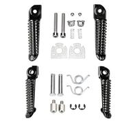HPZPRPCEW Front Rear Footpegs Motorcycles Highway Racing Passenger Footrest Kit For Y&amaha YZF R1 1998-2019 For YZF R6 2003-2020 Accessories