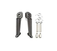 HPZPRPCEW Front Rear Footrest For Y&amaha R1 R6 FZ6 XJ6 FZ8 FZ1 Motorcycle Foot Rests Pedal Accessories(BLACK,Front)