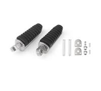 HPZPRPCEW Front Rear Footrests Foot Pegs For Suzuki For V-Strom DL 650 1000 GSX 1250 1300 GSR 600 Moto Parts(Rear)