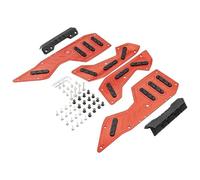 HPZPRPCEW Modified Footrests Foot Pedal Anti Slip Collision Protection Thickened Foot Pedals For Y&amaha NMAX155 2020 2021 2022 2023 2024(RED)
