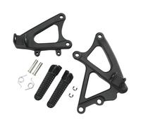 HPZPRPCEW Motoecycle Front Rider Footrest Foot Pegs Bracket Set For Y&amaha YZF R1 YZFR1 2009 2010 2011 2012 2013 2014(Sand Black)