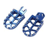 HPZPRPCEW Motorcycle Accessories FootRest Footpeg Foot Pegs For Suzuki RM125 RM250 RMX250S RMX250R RM 125 250 RMX 250S 250R(Blue)