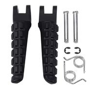 HPZPRPCEW Motorcycle Accessories Front Footrest Pedal Pads For Ducati For Monster 696 796 2009 2010 2011 2012 2013 2014(Matte black)