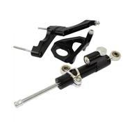 HPZPRPCEW Motorcycle Adjustable Steering Damper Stabilizer Bracket Holder Full Set For Suzuki GSXR 600/750 K1 K4 2001 2002-2005(Black3)