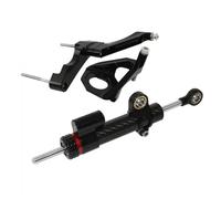 HPZPRPCEW Motorcycle Adjustable Steering Damper Stabilizer Bracket Holder Full Set For Suzuki GSXR 600/750 K1 K4 2001 2002-2005(Black4)