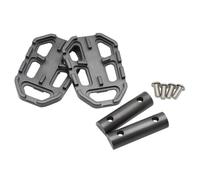 HPZPRPCEW Motorcycle Billet Wide Foot Pegs Pedals Rest Footpegs FOR B&MW G310GS F750GS F850GS R1200GS F 750 850 1200 GS(GRAY)