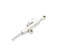 HPZPRPCEW Motorcycle CNC Universal Damper Steering Stabilizer Linear Reversed Safety Control For Suzuki ATV(Silver)