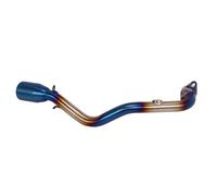 HPZPRPCEW Motorcycle Exhaust Front Link Pipe Escape Moto Muffler Scooter Modify Slip On For Y&amaha For Cygnus-X For Cygnus X 125 125cc 2015-2019(Blue)