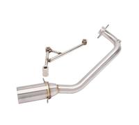 HPZPRPCEW Motorcycle Exhaust Front Middle Link Pipe For SYM DRG BT DRG158 DRG 158 Full System Modified GP Moto Escape Stainless Steel(Silver)