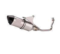 HPZPRPCEW Motorcycle Exhaust Full System Front Link Pipe Exhaust For Vespa For Sprint 150 125 3V For Primavera 150ie 125ie 2017 2018 2019 2020(Style B)