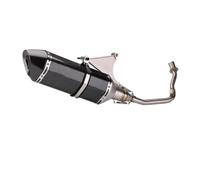 HPZPRPCEW Motorcycle Exhaust Full System Front Link Pipe Exhaust For Vespa For Sprint 150 125 3V For Primavera 150ie 125ie 2017 2018 2019 2020(Style E)