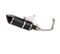 HPZPRPCEW Motorcycle Exhaust Full System Front Link Pipe Exhaust For Vespa For Sprint 150 125 3V For Primavera 150ie 125ie 2017 2018 2019 2020(Style C)