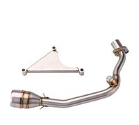 HPZPRPCEW Motorcycle Exhaust Full System Front Link Pipe Exhaust For Vespa For Sprint 150 125 3V For Primavera 150ie 125ie 2017 2018 2019 2020(Style A)