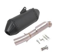 HPZPRPCEW Motorcycle Exhaust Muffler Mid Link Pipe Full System Espace Moto Modify Slip On For CFMOTO 800MT CF 800-5A 2021 2022(Style C)