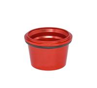 HPZPRPCEW Motorcycle Exhaust Pipe Muffler Tip Cover CNC Aluminum For Y&amaha TMAX530 T MAX 530 T-MAX530 2012 2013 2014 2015 2016 2017(RED)