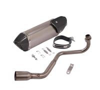 HPZPRPCEW Motorcycle Exhaust System Escape Front Link Pipe With Muffler DB Killer For GROM MSX125 MSX-125 MSX 125 SF 2013-2020 2021(Style l)