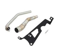 HPZPRPCEW Motorcycle Exhaust System Escape Muffler Stainless Steel Front Link Pipe Slip On For Cross Cub110 CC110 Cub 110 2018-2023