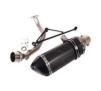HPZPRPCEW Motorcycle Exhaust System Muffler Baffle Front Connection Link Pipe Stainless Steel For Y&amaha GY6 125cc 150cc(Style H)