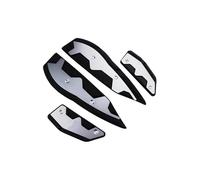 HPZPRPCEW Motorcycle For Y&amaha For X-MAX 125 300 400 For XMAX 125 250 300 400 Front Rear Pegs Plate Pedal Skid Proof Footrest Modified(Silvery)
