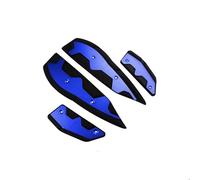 HPZPRPCEW Motorcycle For Y&amaha For X-MAX 125 300 400 For XMAX 125 250 300 400 Front Rear Pegs Plate Pedal Skid Proof Footrest Modified(Blue)