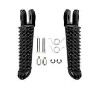 HPZPRPCEW Motorcycle Front Footpeg Rear Footrest Racing Rider Passenger Pedal Accessories For Y&amaha YZF R1 R1M R1S R6 R1LE For VMax 1700 GP60(Front)