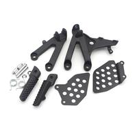 HPZPRPCEW Motorcycle Front Footrest Pedals For CBR600RR CBR 600 RR CBR600 2007 2008 2009 2010 2011 2012 2013 2014(BLACK)