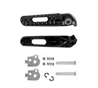 HPZPRPCEW Motorcycle Front Rear Footrests Foot Pegs Pedal Accessories For CBR600RR 2003-2006 For CBR1000RR 2004-2014(BLACK,Rear)