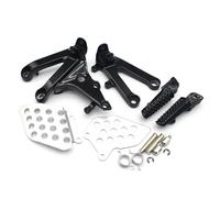 HPZPRPCEW Motorcycle Front Rider Footrest Pedals Foot Pegs Bracket Set For CBR600RR CBR600 RR 2003 2004 2005 2006 2007-2018(2007-2018)